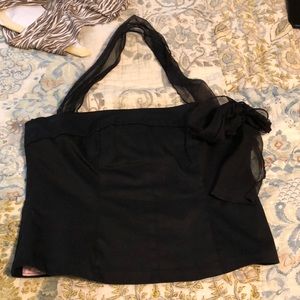 Black Bustier- Going Out Top!!- worn once
